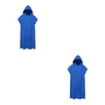thumbnail image 2 of Naiovety Toalla De Microfibra Para Baño Unisex Absorbente Ligera Y Cómoda Toallas De Baño Para El Cuerpo Surf Poncho Toalla De Playa Azul Azul marino 1 2piezas, 2 of 6