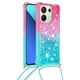 thumbnail image 2 of Funda para Xiaomi Redmi Note 13 4G Brillantina Líquida Divertida Reluciente y con Cristales en Movimiento Cuerpo Cruzado con Cordón Ajustable, 2 of 5