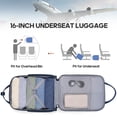 thumbnail image 2 of MIUSSE Underseat Carry on Luggage 16 Inch Soft Sided Luggage with Wheels and TSA Lock Airline Approved Small Suitcase for Men Women, 2 of 8