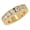 Yellow Gold, variant on 2 Carat (ctw) Round Diamond Ladies Channel Set Half-Way Semi-Eternity Wedding Anniversary Stackable Ring Band Ultra Premium Collection Platinum Size-7
