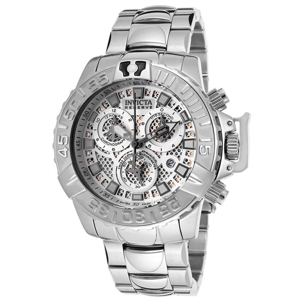 Invicta Men's 14487 Subaqua Noma II Chronograph Silver Perforated