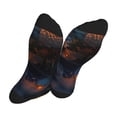 thumbnail image 5 of KLL Glowing Mushroom In Forest Print Cool Socks Men's Women's Crew Socks Funny Crazy Novelty Stockings, 5 of 7