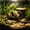 green_Base#143, variant on Plastic Cave Hideout with Basking Terrace for Turtle Lizard Aquarium Tank Decoration Climbing Shelter