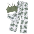 thumbnail image 2 of Girls Rash Guard Swimsuit Girls' 3 Piece Set Floral Print Bikini Swimsuit with Drawstring Beach Skirt Cute Ruched Bathing Suit, 2 of 6