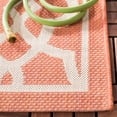 thumbnail image 4 of Safavieh Courtyard Carlos Oriental Indoor/Outdoor Area Rug, Terracotta/Beige, 4' x 5'7", 4 of 9