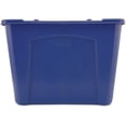 thumbnail image 3 of , Recycling Bin/Box, Stackable, 14 GAL, Blue, for Indoors/Outdoors/Garages/Homes/Commercial Facilities, 3 of 5