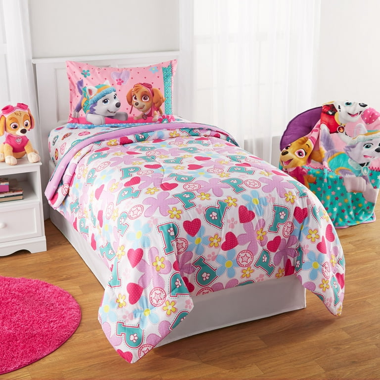 Twin Comforter Paw Patrol Girl Bedding Buy Pink Bedsheets For Home