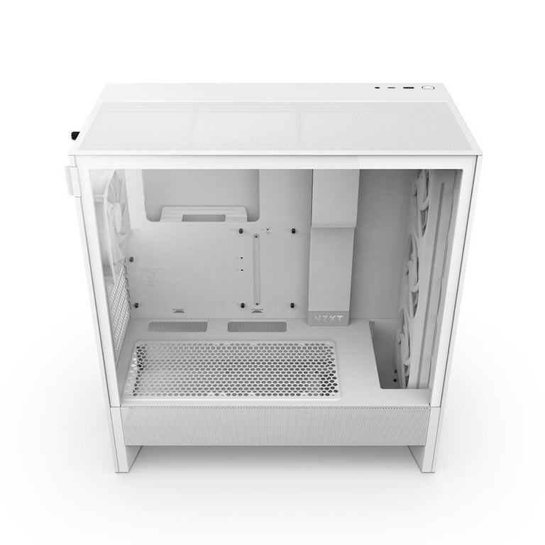 NZXT H5 Flow RGB Compact Tempered Glass ATX Mid-Tower Airflow