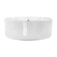 thumbnail image 2 of Lavabo DE CERAMICA REDONDO Gravita LA 1804 165 SOBRECUBIERTA COLOR BLANCO CON rebosadero, 2 of 8