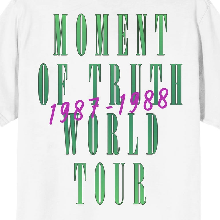 Whitney Houston Moment Of Truth World Tour Crew Neck Short Sleeve