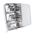 thumbnail image 2 of Caja de condimentos de acero inoxidable de 6 rejillas, juego de recipientes de almacenamiento con cucharas, utensilios de cocina, 2 of 5