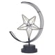 thumbnail image 5 of Lámpara de estrella con diseño de hierro enrollado con hilo de algodón y decoración romántica para mesita de noche con luz LED USB, 5 of 8