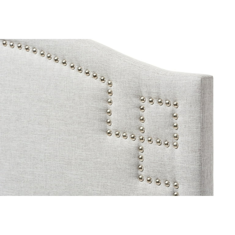 Baxton Studio Aubrey Modern and Contemporary Grayish Beige Fabric Upholstered Twin Size Headboard Baxton Studio Aubrey Modern and Contemporary Grayish Beige Fabric Upholstered Twin Size Headboard
