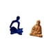thumbnail image 5 of Figura humana Pensador abstracto Estatua del Corazón de Jesús Decoraciones Arte Colección versátil Adorno de escritorio Escultura para oficina, 5 of 8