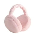 thumbnail image 2 of harmtty Warm Winter Earmuffs Thick Solid Color Lightweight Portable Cold-proof Keep Warm Unisex Anti-slip Cycling Ear Covers for Outdoor Pink, 2 of 8