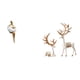 thumbnail image 1 of Figura artística de ciervo, escultura de resina, adorno abstracto de pareja de animales, decoración única para mesa, ideal para salas de estar, oficin, 1 of 8