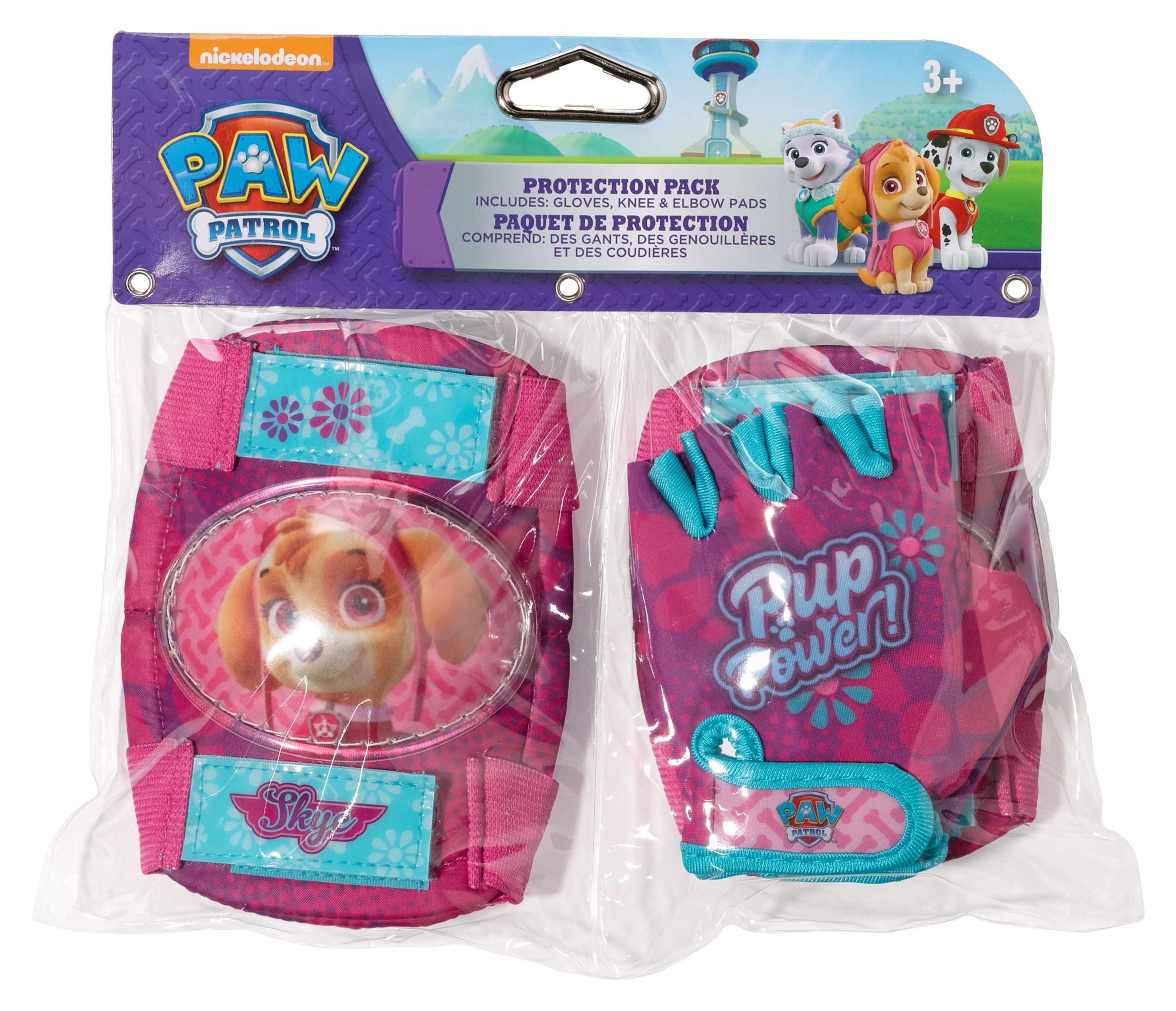 Rubble Nickelodeon Paw Patrol Knee and Elbow Pads with Gloves for Kids and Children and Chase Rocky Featuring Skye Adjustable Straps for a Custom Fit Marshall 