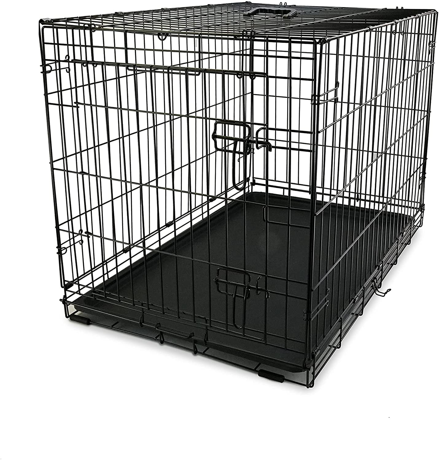 PetsWorld Single Door Folding Dog Pet Crate Kennel, 36 inch