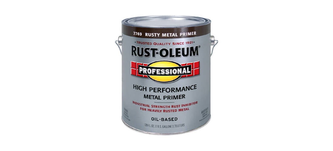 Rust-Oleum Professional High Performance Rusty Metal Primer, Red/Brown, 1 Gal.