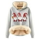thumbnail image 1 of WILLBEST Sudadera Deportiva para Mujer, Estilo Navideño Informal, con Capucha Gruesa Mediana, 1 of 4