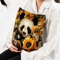 thumbnail image 6 of Panda Sunflower Velvet Throw Pillow Covers Set of 2 | Unique Patterns in 16x16, 18x18, 20x20 Inches |for Home Decor and Gifts | Includes Pillow Inserts | Throw Pillow Inserts Included, 6 of 6
