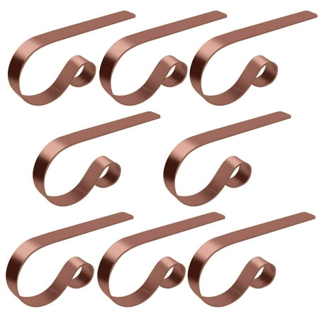 

VOSS Hooks Christmas Hanger Stocking 8PCS Holder Fireplace With Non- Housekeeping & Organizers Wall Hook