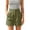 Army Green, variant on Tqcoqu Women's High Waist Pleated Button Front Shorts,Casual Summer Beach Lounge Shorts with Side Pockets,Army Green Women's S-XXL