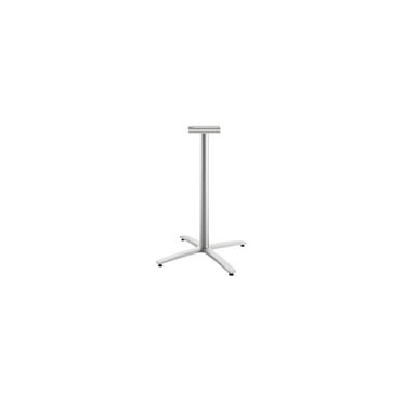 HON BTX42LPR8 Between Table Standing Height Silver X-base, for 42"