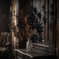 thumbnail image 4 of Qocolcyl Small Artificial Black Maple Leaf Tree,Fall Halloween Harvest Front Porch Tabletop Decor,Farmhouse Outdoor Entryway Patio Thanksgiving Holiday Seasonal Ornament, 4 of 6