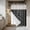 Black, variant on Black Boho Geometric No Hook Shower Curtain Waterproof, Bathroom Curtains with Snap in Liners and See Through Top Window, Vintage Southwestern Stripes Hotel Style Bathtub Curtains Shower 72"Wx96"L