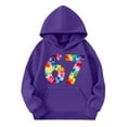 thumbnail image 4 of CAIXIA Funny Hoodies for Kids 67 Graphic Print Six Seven Sweatshirt Long Sleeve Shirts Kids Soild Casual Pullover Shirt Athletic Thermal Fuzzy Hooded 2026,Dark Purple, 4 of 4