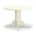 thumbnail image 3 of East West Furniture Shelton 3-piece Dining Set with Linen Seat in White, 3 of 6