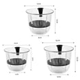 thumbnail image 3 of Self Watering Plant Flower Pot with Water Level Indicator for Office, Garden, Balcony, 3 of 8
