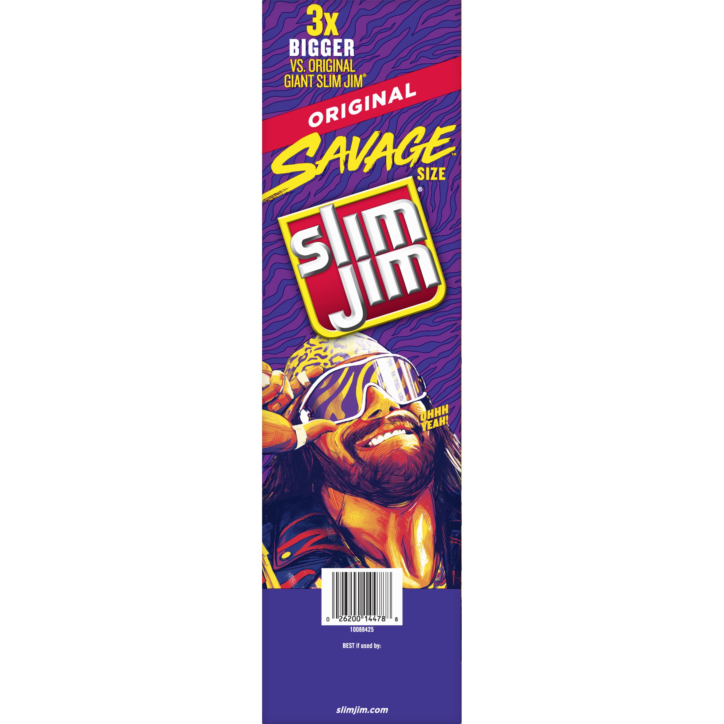 Download Slim Jim Savage Original Flavor Smoked Meat Snack Stick 3 Oz 12 Count Walmart Com Walmart Com