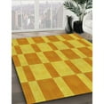 thumbnail image 3 of Ahgly Company Machine Washable Indoor Square Transitional Neon Orange Area Rugs, 7' Square, 3 of 7