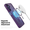 thumbnail image 2 of Ebizware Magnetic Protective Case for Samsung Galaxy A15 5G with MagSafe and Magnetic Car Phone Holder, TPU Thin Phone Case Cover Shockproof Anti-Fingerprint-Purple, 2 of 7
