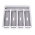 thumbnail image 4 of Plastic Flatware Tray Forks Cutlery Cabinet Drawer Divider Cooking Tools Holder Household Organizer Accessories Kitchenware, 4 of 9