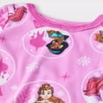 thumbnail image 2 of Disney Princess Snowglobes and Snowflakes Soft Pink Character Pajama Set (Size 4T), 2 of 2
