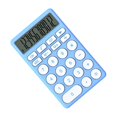 thumbnail image 2 of Cartoon Calculator, Multifunctional Pocket Calculator with Large Display, for Office, School, Home, Blue, 2 of 4