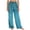 Light Blue#02, variant on Wide Leg Pants for Women Flowy Palazzo Drawstring Elastic Waist Hawaiian Pants with Pockets Summer Beach Vacation Tropical Floral Print Pants Light Blue#02 XL