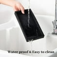 thumbnail image 6 of Countertop and Vanity Tray 8X4Inch Silicone Soap Dispenser Tray, Sink Tray for Soap C2180, 6 of 7