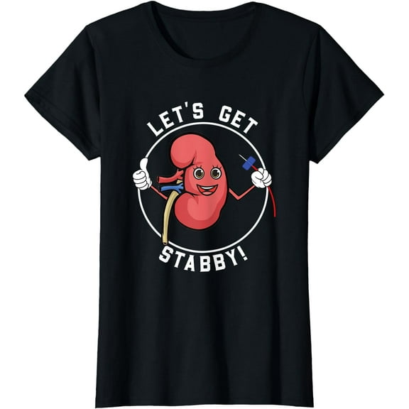 Dialysis Tech CCHT Kawaii Kidney T-Shirt