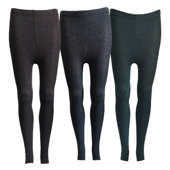 Lian LifeStyle Ultra Comfy Spandex Leggings for Women 3 Pair's Teen & Juniors leggings Workout Tights, Yoga Pants, Running Leggings, Color Coffee,DarkGrey,Green