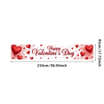 thumbnail image 3 of LUUFILx Valentine's Day Decoration Romantic Rose Heart Banner for Party Supplies Photography Backdrop Celebration Props Background Decor, 3 of 8