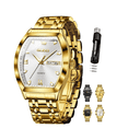 thumbnail image 1 of Reloj De Cuarzo Para Hombre Original Luminoso Impermeable Xtellar blanco, 1 of 4