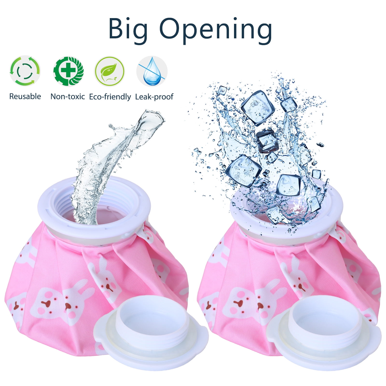 Soft Ice Packs for Injuries Reusable for Kids Adults Cold Therapy Packs for Shoulder Wrist Knee Leg Pain Cold Compress for Swelling Bruises Wisdom Teeth Breastfeeding Headaches