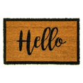 thumbnail image 1 of Dynamic Rugs VA243455190 24 x 36 in. Vale Hello Door Mat - Ivory & Black, 1 of 1