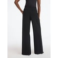 thumbnail image 4 of Scoop Women’s Wide Leg Trouser Pants, Sizes 0-20, 4 of 6
