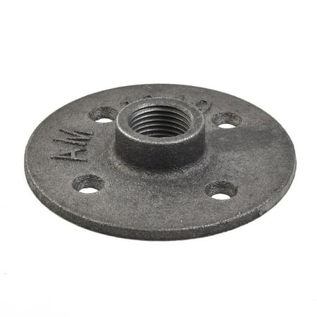 

Malleable threaded black floor flange iron wall-mounted installation