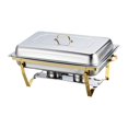 thumbnail image 1 of Rongfmy Chafing Dish Buffet Chafer Set Rectangular Chafers for Banquet Party Wedding single grid, 1 of 9